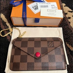 SOLD!! Louis Vuitton Recto Verso Damier Red Exc+++ w box, tags and ribbon
